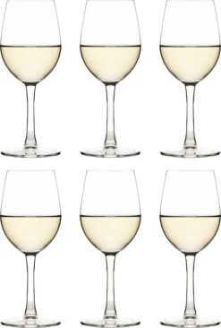 Libbey Verres à Vin à Vin Vin Witte Endura - 270 Ml / 27 Cl - 6 Pièces - Passe Au Lave-vaisselle - Intemporel - Qualité Solide