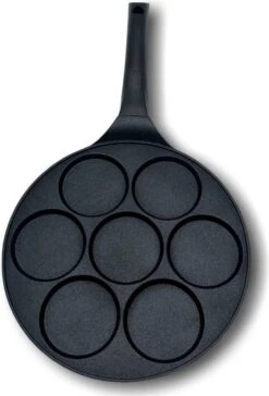 MONOO Pancake Pan / Baghrir - 7 Marble Cup Revêtement Anti-adhésif - Ø 26,5 Cm - Pancake Pan - Crêpière -Cuisine Fournitures Magasin 815x1200