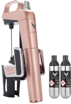 Coravin Model Two Elite - Système à Vin - Acier Inoxydable - 6x14x21 Cm - Or Rose
