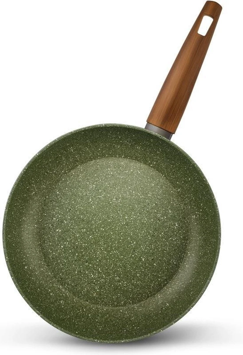 Natura 100% Recyclé - Poêle Ø 26 Cm - Avec Revêtement Antiadhésif Végétal Végétal Vert - Convient également Pour L'induction 9 Natura 100% Recyclé - Poêle Ø 26 Cm - Avec Revêtement Antiadhésif Végétal Végétal Vert - Convient également Pour L'induction – Image 9