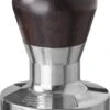 Expresso écarlate | Tamper "Passion" Pour Barista; Avec Poignée Ergonomique En PVC Ou En Bois Précieux De Votre Choix Et Base En Acier Inoxydable De Précision. Noir ébène 57 Mm