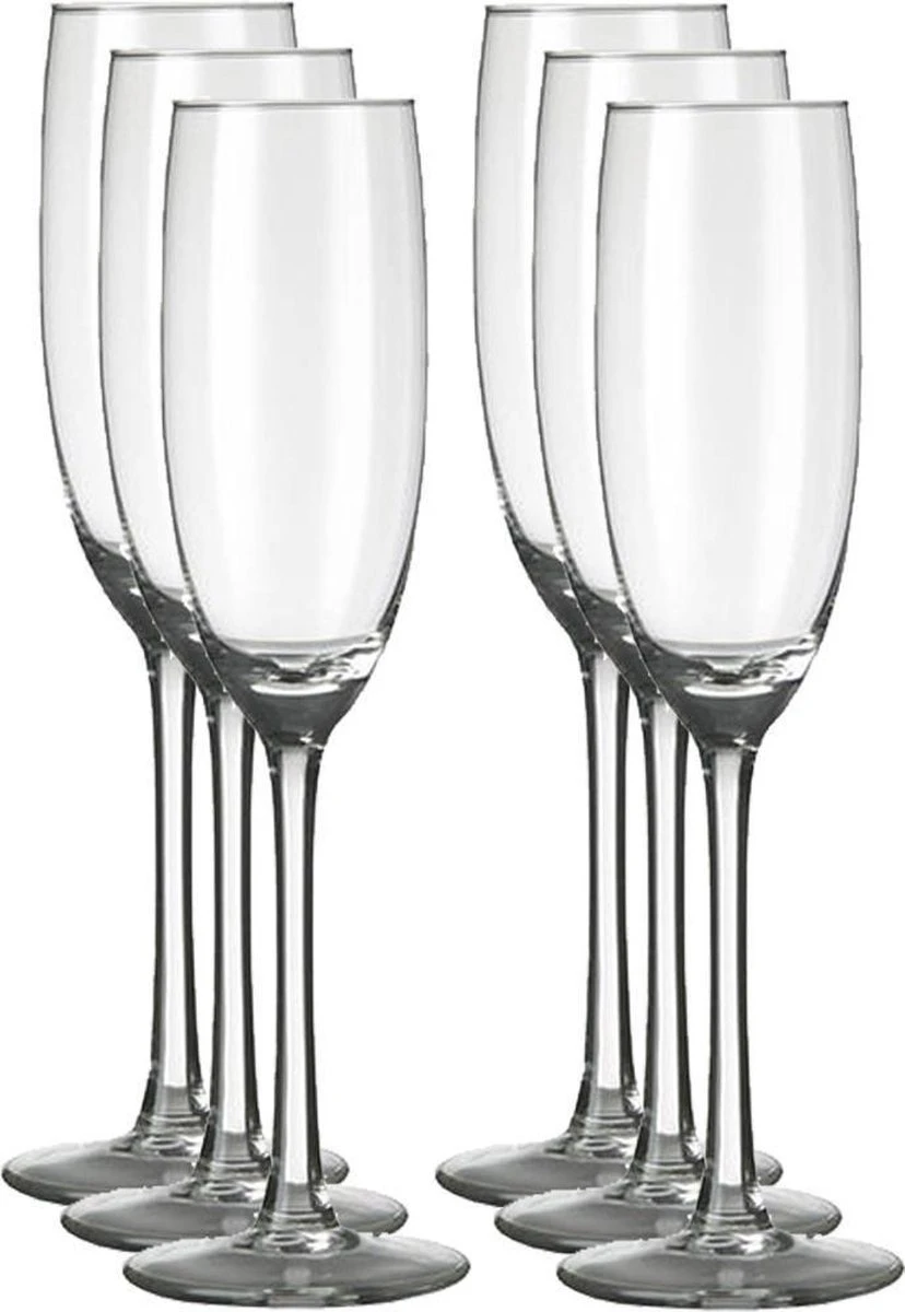 18x Flûtes à Champagne/ Flûtes Transparentes Plaza 190 Ml -19 Cl - Verres De Champagne - Boissons Champagne - Flûtes à Champagne 1 18x Flûtes à Champagne/ Flûtes Transparentes Plaza 190 Ml -19 Cl - Verres De Champagne - Boissons Champagne - Flûtes à Champagne