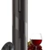 Tire-bouchon électrique De Luxe - Ouvre-bouteille électrique - Tire-bouchon Automatique - Accessoires Pour Le Vin - Y Compris Coupe-capsule - Ouvre-bouteille De Vin - Fonctionne à Piles - Coffret Cadeau - Zwart