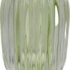 Photophore - Transparent / Vert - Glas - Ø13 X H7 Cm - Photophore - Photophore - Cosy - Ambiance - Noël - Vacances - Lumière - Hiver - Automne - Maison - Salon - Intérieur - Décoration - Cadeau