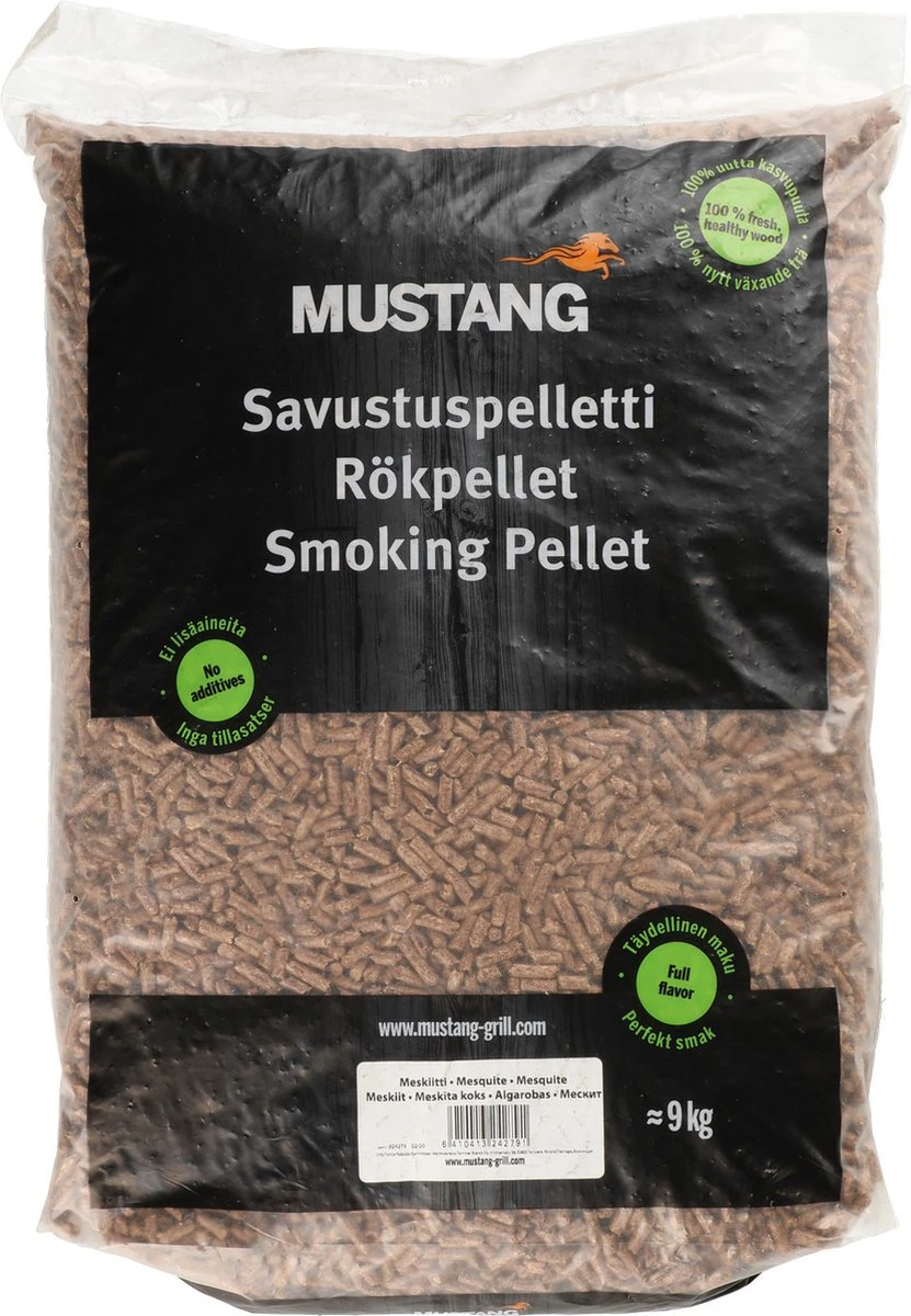 Mustang Pellets Mesquite Environ 9 Kg - 100% Naturel - Granulés De Fumée - Smoke Moth 2 Mustang Pellets Mesquite Environ 9 Kg - 100% Naturel - Granulés De Fumée - Smoke Moth – Image 2