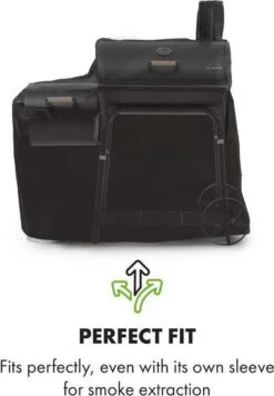 Housse De Protection De Klarstein De Bœuf Klarstein , Housse De Barbecue, Résistant Aux Intempéries, Surface Lavable, Toile Oxford Noire -Cuisine Fournitures Magasin 832x1200 1