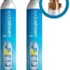 SodaStream Pas Cher - Pack Duo De Bouteilles De Dioxyde De Carbone De Rechange - 2x60L
