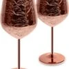 Verres à Vin En Acier Inoxydable Sky Fish, Ensemble De 2 Gobelets à Vin Rouge, Gravure Avec Gravures Baroques Complexes Et Authentiques, Gobelets à Vin De Style Royal - 17 Oz (lavage à La Main Uniquement !)