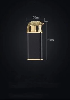 PlayElecGadget - Briquet Flamme Métal Crocodile Double Feu Briquet Creative Direct Coupe-Vent Flamme Ouverte Conversion Briquet -Cuisine Fournitures Magasin 845x1200 3
