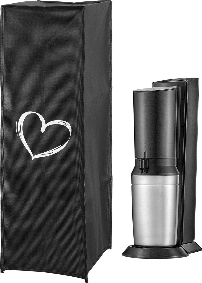 Kwmobile Étui De Protection Pour Sodamaker - Compatible Avec SodaStream Soda Stream Crystal 2.0 - En Blanc / Noir Brossé Hart Design 1 Kwmobile Étui De Protection Pour Sodamaker - Compatible Avec SodaStream Soda Stream Crystal 2.0 - En Blanc / Noir Brossé Hart Design