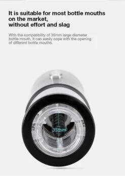 Tire-bouchon électrique - Tire-bouchon - Ouvre-bouteille électrique - Ouvre-bouteille électrique - Tire-bouchon électrique - Vin - Zwart -Cuisine Fournitures Magasin 857x1200 2