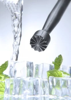 Pilon à Cocktail - Bar Up - Tête Lisse - Zwart - ø34x207mm - Bar Up 596944 -Cuisine Fournitures Magasin 858x1200