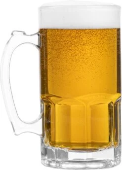 Labyrinth - Verre à Bière Dans Une Boîte En Bois (27x21x21 Cm) Avec Sous-verre En Bois - Chope à Bière 1 Litre - Coffret Cadeau -Cuisine Fournitures Magasin 859x1200 4