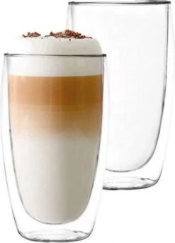 Verres à Latte Macchiato De Luxe à Double Paroi - Verres à Verres à Café à Double Paroi - Verres à Cappuccino - Tasse à Cappuccino - Verres à Latte - Verre à Thé à Double Paroi 380 ML - Set De 2 -Cuisine Fournitures Magasin 863x1200 2