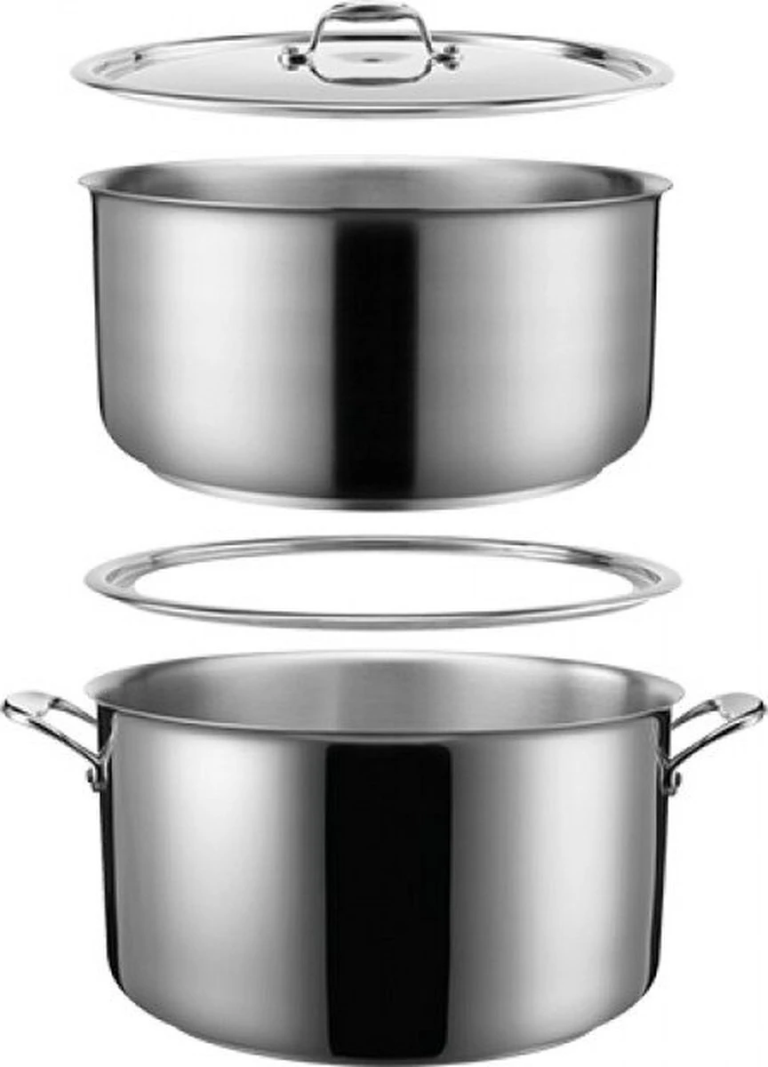 Pujadas Bain Marie Pan Ø32cm - 8,6 Litre - Acier Inoxydable 720975 - Hospitality & Professional 2 Pujadas Bain Marie Pan Ø32cm - 8,6 Litre - Acier Inoxydable 720975 - Hospitality & Professional – Image 2