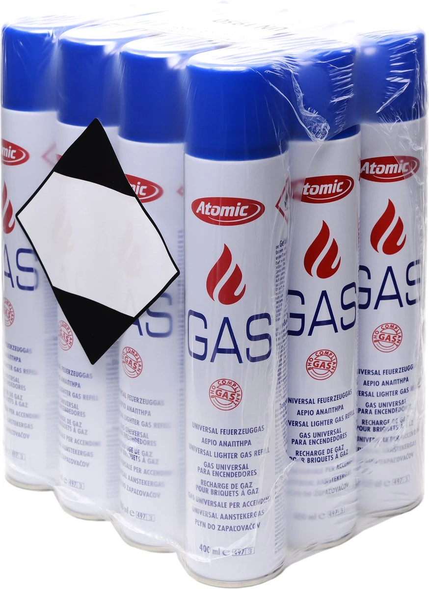Atomic® Butane Refill Gas - Bidons D'essence - Recharge Pour Briquet - 400ml - 1pc 2 Atomic® Butane Refill Gas - Bidons D'essence - Recharge Pour Briquet - 400ml - 1pc – Image 2