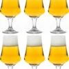 Verre à Bière Libbey Arôme - 500 Ml / 50 Cl - Set De 6 - A Pied - Passe Au Lave-vaisselle - Haute Qualité - Verre Tulipe - Verre à Pils