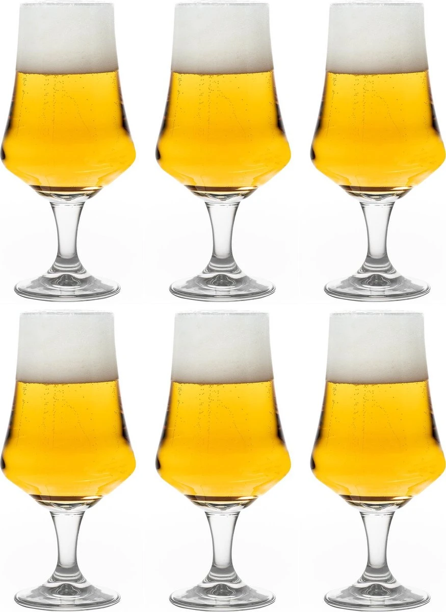 Verre à Bière Libbey Arôme - 500 Ml / 50 Cl - Set De 6 - A Pied - Passe Au Lave-vaisselle - Haute Qualité - Verre Tulipe - Verre à Pils 1 Verre à Bière Libbey Arôme - 500 Ml / 50 Cl - Set De 6 - A Pied - Passe Au Lave-vaisselle - Haute Qualité - Verre Tulipe - Verre à Pils