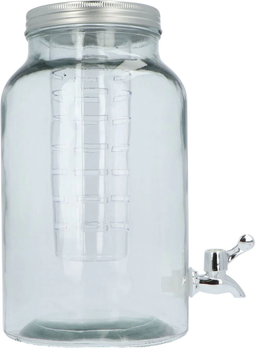4goodz Distributeur De Linonade En Verres Avec Robinet Et Infuseur - 4 Litres 7 4goodz Distributeur De Linonade En Verres Avec Robinet Et Infuseur - 4 Litres – Image 7