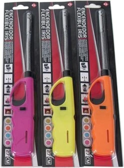 Orange85 Kitchen - Briquet à Gaz - 27 Cm - 4 Pièces - Rose - Jaune - Orange - Bleu - Briquet - Bougies - Briquet à Gaz - Briquets -Cuisine Fournitures Magasin 885x1200 1