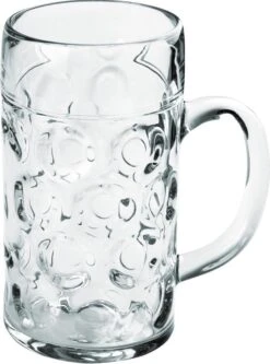 Oktoberfest 1x Pour Verres à Chopes à Bière/ Bière Demi-litre / 50 Cl / 500 Ml De Plastique Incassable - Pichets De 0, 5 Litres - Beer Party / Oktoberfest Mug - Verre Bierpul