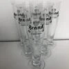 Verre à Bière De Brand Pied En Verre Wielderke Box 6x25cl Verres à Bière En Verre à Bière Avec Rouleau Gratuit De Coussinets De Feutre