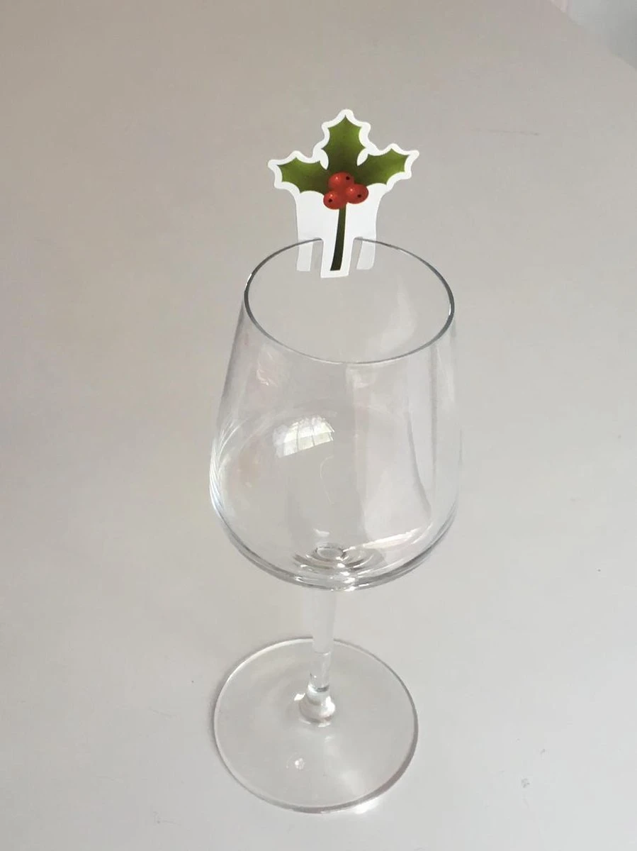 Noël - Décoration - Bonnet De Noel - Père Noël - Houx - Branche - Branche De Noël - Bonhomme De Neige - Glas à Vin - Verre - Fluut - Champagne - Décoration En Verre - 20 Pièces 2 Noël - Décoration - Bonnet De Noel - Père Noël - Houx - Branche - Branche De Noël - Bonhomme De Neige - Glas à Vin - Verre - Fluut - Champagne - Décoration En Verre - 20 Pièces – Image 2