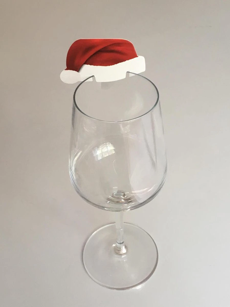 Noël - Décoration - Bonnet De Noel - Père Noël - Houx - Branche - Branche De Noël - Bonhomme De Neige - Glas à Vin - Verre - Fluut - Champagne - Décoration En Verre - 20 Pièces 4 Noël - Décoration - Bonnet De Noel - Père Noël - Houx - Branche - Branche De Noël - Bonhomme De Neige - Glas à Vin - Verre - Fluut - Champagne - Décoration En Verre - 20 Pièces – Image 4