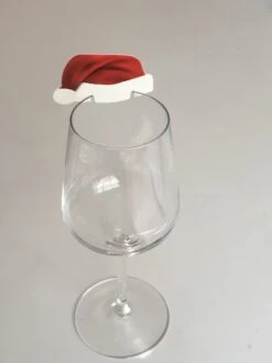 Noël - Décoration - Bonnet De Noel - Père Noël - Bonhomme De Neige - Renne - Glas à Vin - Verre - Fluut - Champagne - Décoration En Verre - 50 Pièces - Groot Paquet - Vin -Cuisine Fournitures Magasin 899x1200 27