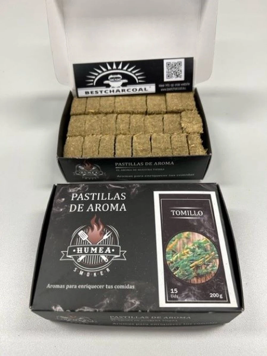 Best Charcoal - Pastilles De Aroma - Smoke Wood Thym - 15 Pièces 1 Best Charcoal - Pastilles De Aroma - Smoke Wood Thym - 15 Pièces