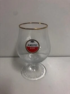 Amstel Bock Bière Verre à Bière Pied Verre 6x25cl Verres à Bière Bok Verre à Bière Verres Bok Bière