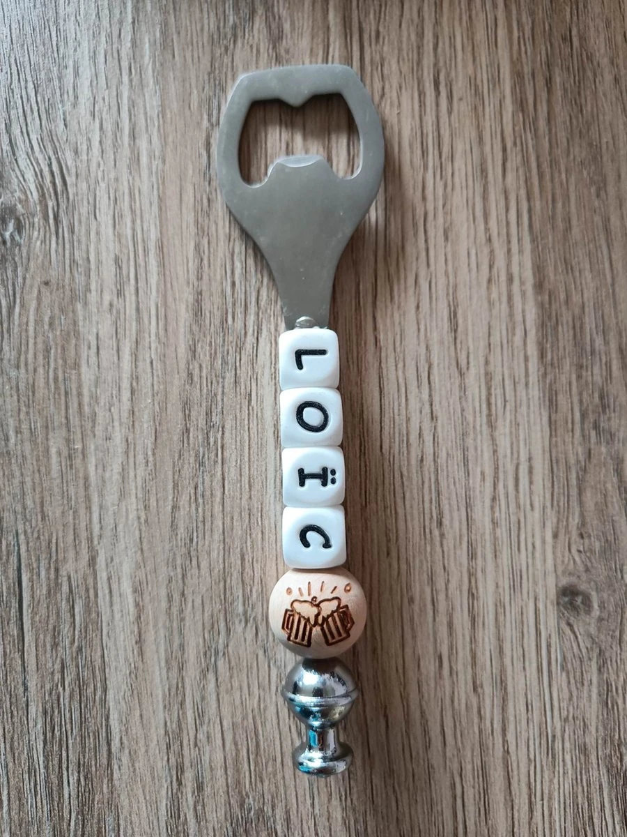 Ouvre-bouteille Personnalisé Avec Nom - Ouvre-bouteille Avec Perles - Ouvre-bouteille En Acier Inoxydable - Cadeau Ouvre-bouteille - 1 Pièce - Nom De L'ouvre-bouteille 1 Ouvre-bouteille Personnalisé Avec Nom - Ouvre-bouteille Avec Perles - Ouvre-bouteille En Acier Inoxydable - Cadeau Ouvre-bouteille - 1 Pièce - Nom De L'ouvre-bouteille