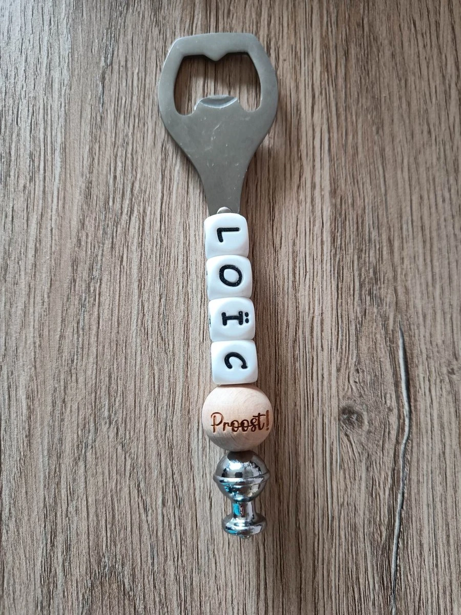 Ouvre-bouteille Personnalisé Avec Nom - Ouvre-bouteille Avec Perles - Ouvre-bouteille En Acier Inoxydable - Cadeau Ouvre-bouteille - 1 Pièce - Nom De L'ouvre-bouteille 3 Ouvre-bouteille Personnalisé Avec Nom - Ouvre-bouteille Avec Perles - Ouvre-bouteille En Acier Inoxydable - Cadeau Ouvre-bouteille - 1 Pièce - Nom De L'ouvre-bouteille – Image 3