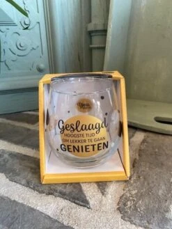 Vin - Verre à Eau / Passé Il Est Grand Temps De S'amuser / Verre à Vin / Verre à Eau / Beau Texte / Fête Des Mères / Fête Des Pères / Anniversaire / Cadeau