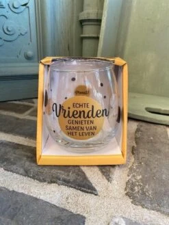 Vin - Verre à Eau / Vrais Amis Apprécient La Vie Ensemble / Verre à Vin / Verre à Eau / Texte Amusant / Fête Des Mères / Fête Des Pères / Anniversaire / Cadeau