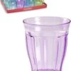 12x Verres à Boire / Verres à Limonade Colorés 250 Ml Réutilisables - Verres à Jus / Verres à Eau En Plastique Incassable Pour Enfants