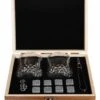 Coffret Whisky De Luxe - Avec 2 Verres Et 8 Pierres - Coffret Whisky - Pince à Glace - Glaçons Réutilisables - Verres à Whisky - Coffret Cadeau Whisky Luxe - Cadeau Homme & Femme