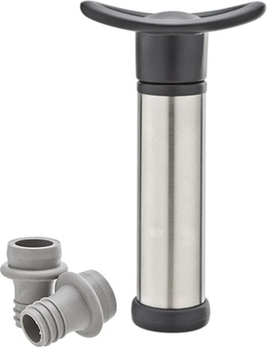 Pompe à Vide Pour Bouteilles De Vin Cosy & Trendy Avec 2 Bouchons Et 2 Becs Verseurs 3 Pompe à Vide Pour Bouteilles De Vin Cosy & Trendy Avec 2 Bouchons Et 2 Becs Verseurs – Image 3