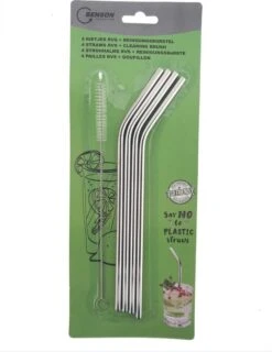 4x Verres à Gin Tonic / Verres à Cocktail Transparents 650 Ml - Y Compris 4x Pailles Réutilisables En Acier Inoxydable -Cuisine Fournitures Magasin 925x1200 4