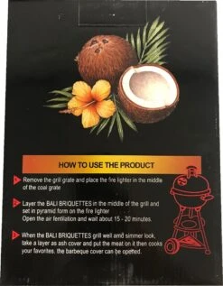 Bali Briquettes - Briquettes De Noix De Coco - Briquettes De Noix De Coco - Noix De Coco - Charbon De Bois - BBQ - 12 KG -Cuisine Fournitures Magasin 935x1200 2