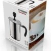 Weis - Mousseur à Lait / Tasse à Mousse 1000 Ml (capsule De Base) - Acier Inoxydable - Convient également à L'induction