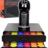 Porte-capsules Avec Tiroir Dolce Gusto - Porte-gobelet Pour 72 Capsules De Café - Porte- Porte-capsules - Acier Inoxydable - Zwart