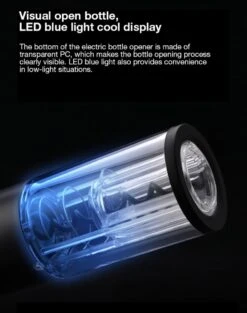 Tire-bouchon électrique - Tire-bouchon - Ouvre-bouteille électrique - Ouvre-bouteille électrique - Tire-bouchon électrique - Vin - Zwart -Cuisine Fournitures Magasin 948x1200