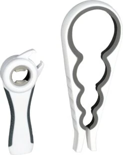 Ensemble Décapsuleur Relaxdays, 2 Pièces - Universel - Ouvre-couvercle - Ouvre-bocal - Ouvre-boîte