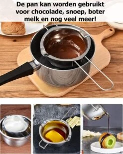 Donkersstuff - Fondoir En Acier Inoxydable - Poêle Au Bain Marie - Argent - Métal - Fondre 9 Donkersstuff - Fondoir En Acier Inoxydable - Poêle Au Bain Marie - Argent - Métal - Fondre -Cuisine Fournitures Magasin 960x1200 1