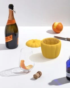 Seau à Glace Citrouille | Moule à Glaçons | Refroidisseur De Bouteille | Silicones | Jaune -Cuisine Fournitures Magasin 960x1200 10