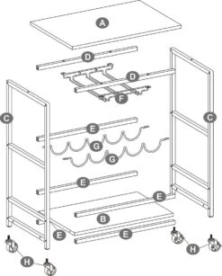 IN.HOMEXL Ashlo - Cave à Vin - Casier à Vin Métal - Bois - Armoire Industrielle - Pour 9 Bouteilles - 113 X 52 X 40 Cm Bois - Marron / Zwart 21 IN.HOMEXL Ashlo - Cave à Vin - Casier à Vin Métal - Bois - Armoire Industrielle - Pour 9 Bouteilles - 113 X 52 X 40 Cm Bois - Marron / Zwart -Cuisine Fournitures Magasin 966x1200 1
