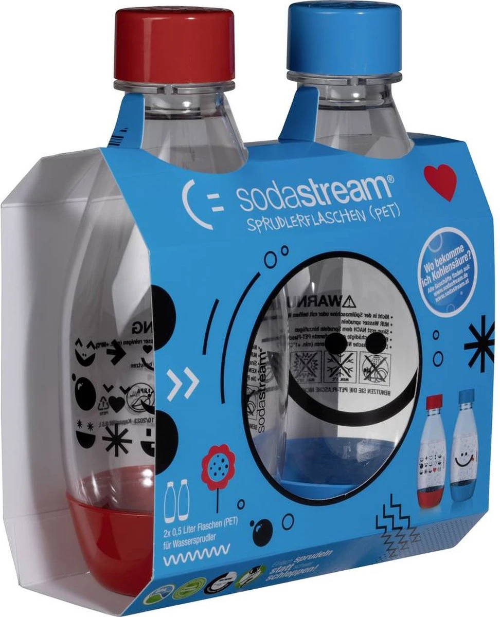 Bouteille PET Sodastream PET-Flasche 0 L Duopack Kids Edition Vert, Oranje 3 Bouteille PET Sodastream PET-Flasche 0 L Duopack Kids Edition Vert, Oranje – Image 3