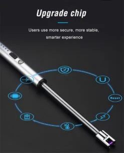 Drphone PS4 - Rotation 360 - Zwart - Briquet Plasma Long électrique Usb - Coupe-vent - Sans Flamme - Briquet Bougie -Cuisine Fournitures Magasin 976x1200 4