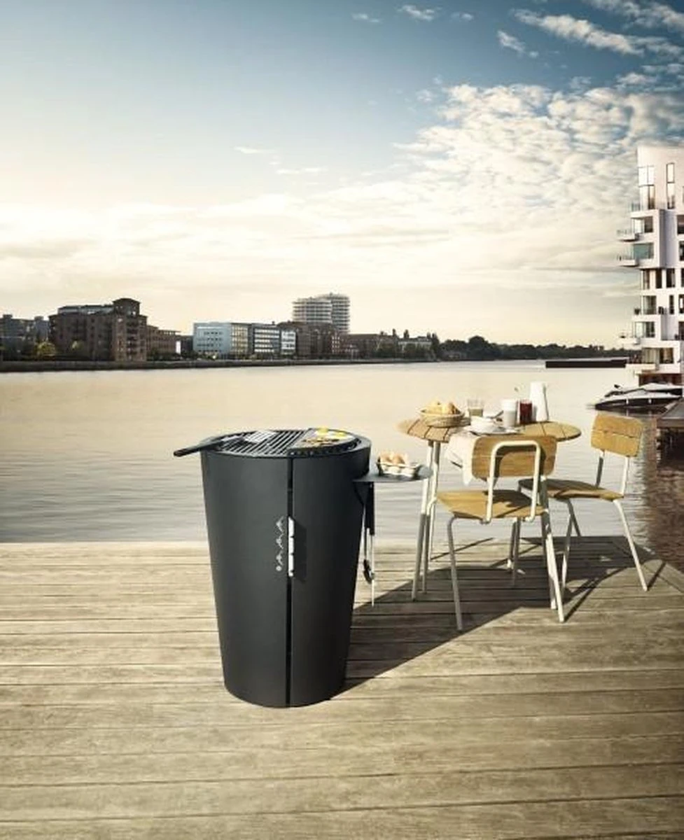 Table D'Appoint Barbecue Charbon / Gaz - Pour Le Ø 59 Cm - Noir - Eva Solo 6 Table D'Appoint Barbecue Charbon / Gaz - Pour Le Ø 59 Cm - Noir - Eva Solo – Image 6